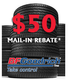 BFGoodrich NEW VEHICLE TIRE SALE!