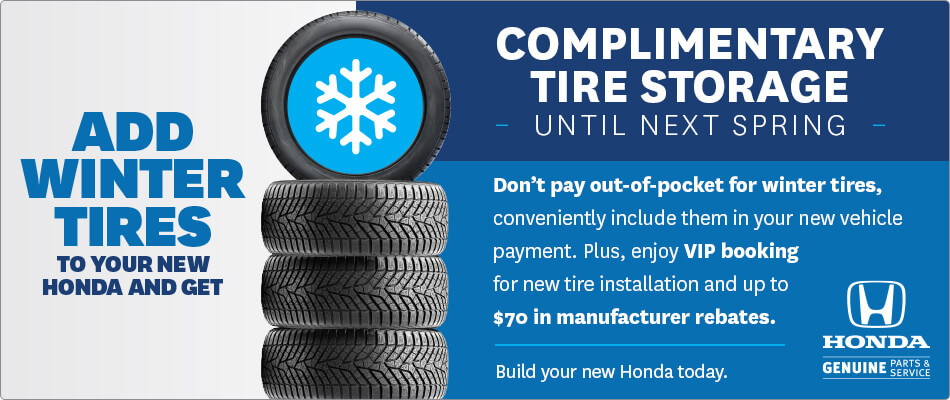 honda winter tire promotion