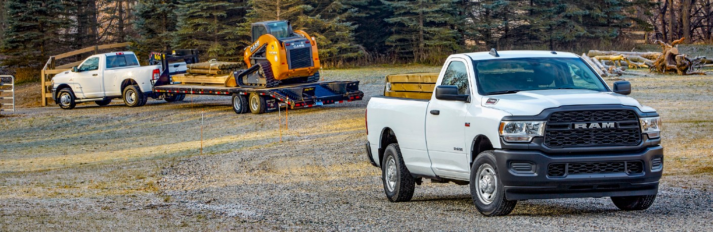 2020 Ram 2500 Tradesman Heavy-Duty winnipeg, manitoba trucks working out in a forest field surrounding by machinery