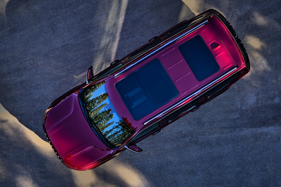 Tri-Pane Panoramic Sunroof