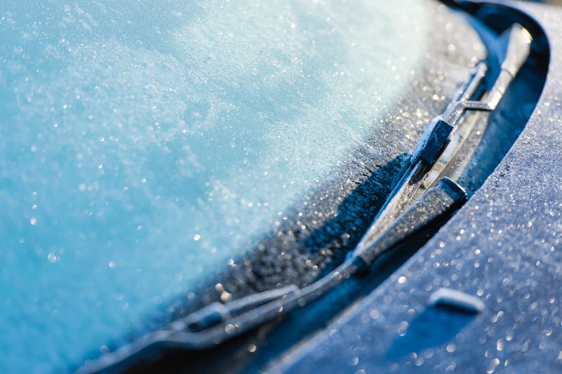 defrosting windshield