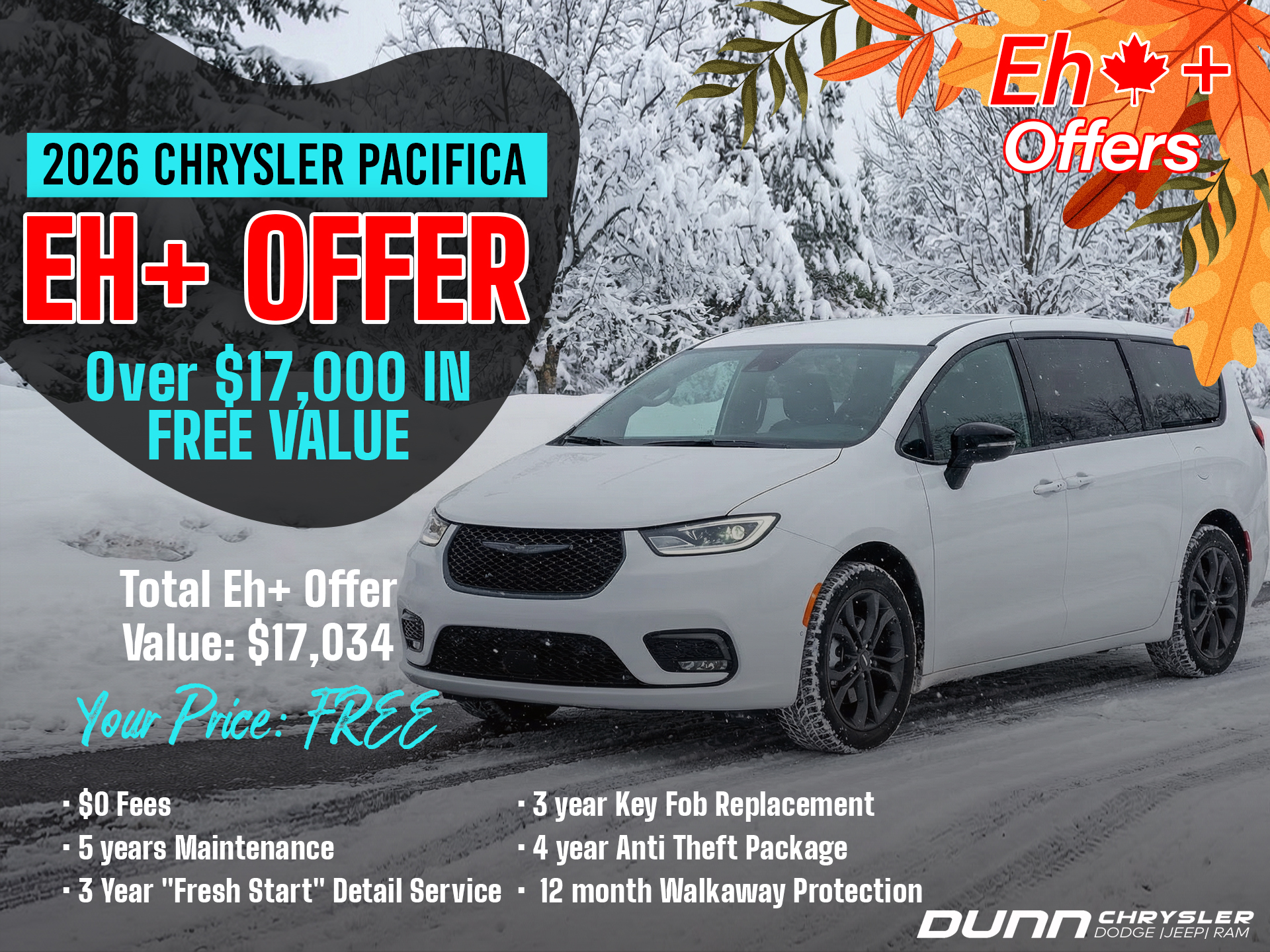 2026 Chrysler Pacifica for sale in Manitoba