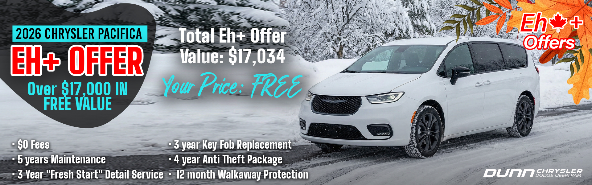 2026 Chrysler Pacifica for sale in Manitoba