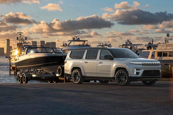 2026 Grand Wagoneer towing boat