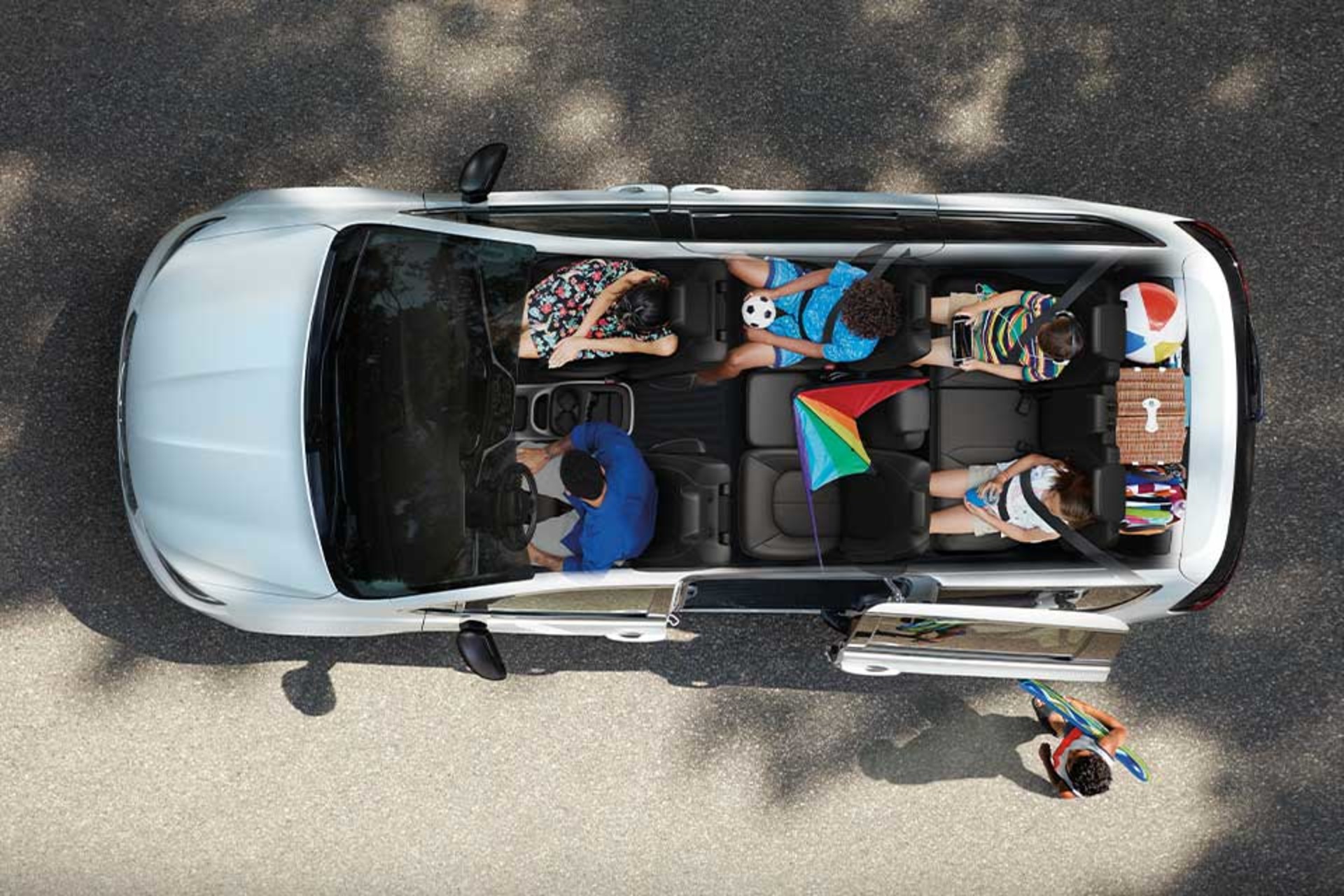 2026 Chrysler Pacifica interior showing the seating and cargo area
