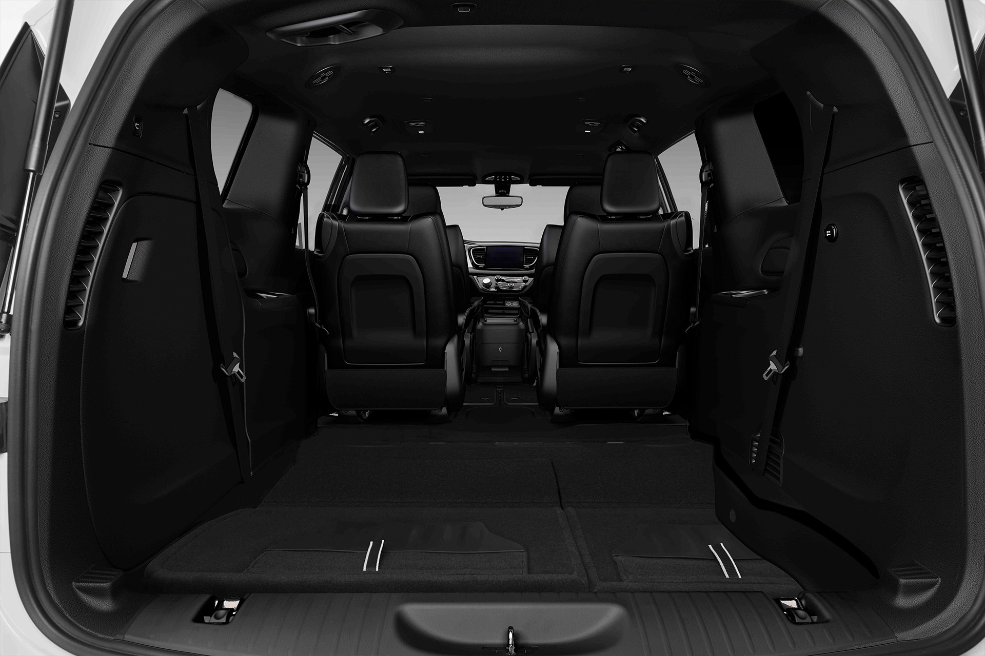 2027 Chrysler Grand Caravan with the Stow 'n Go seats folded away for cargo, Chrysler Canada image