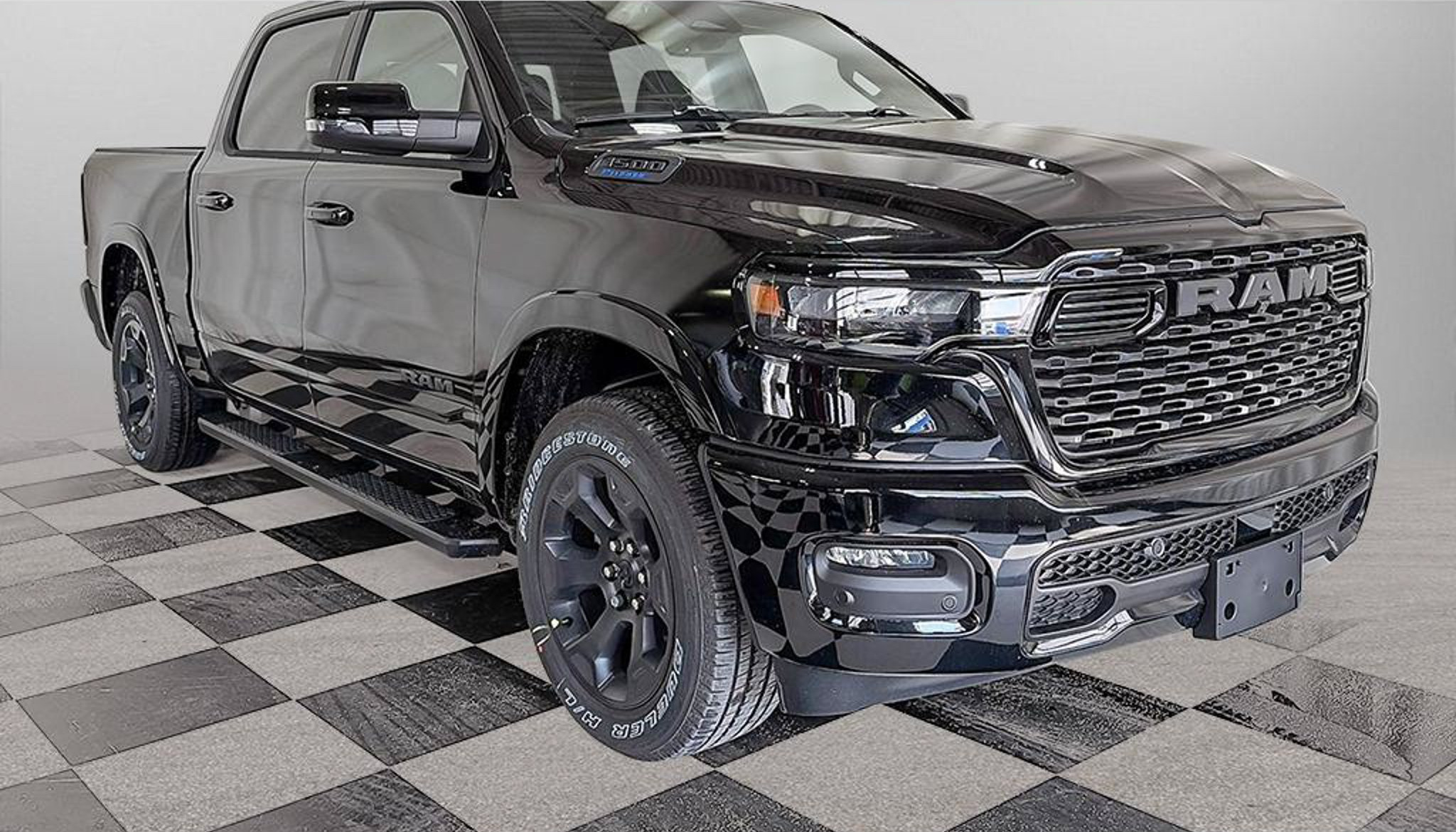 2027 Ram 1500 Big Horn Crew Cab on a Manitoba road