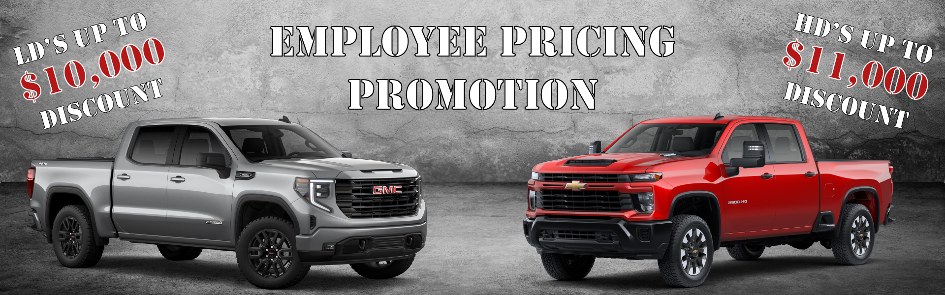 Employee Pricing LD & HD