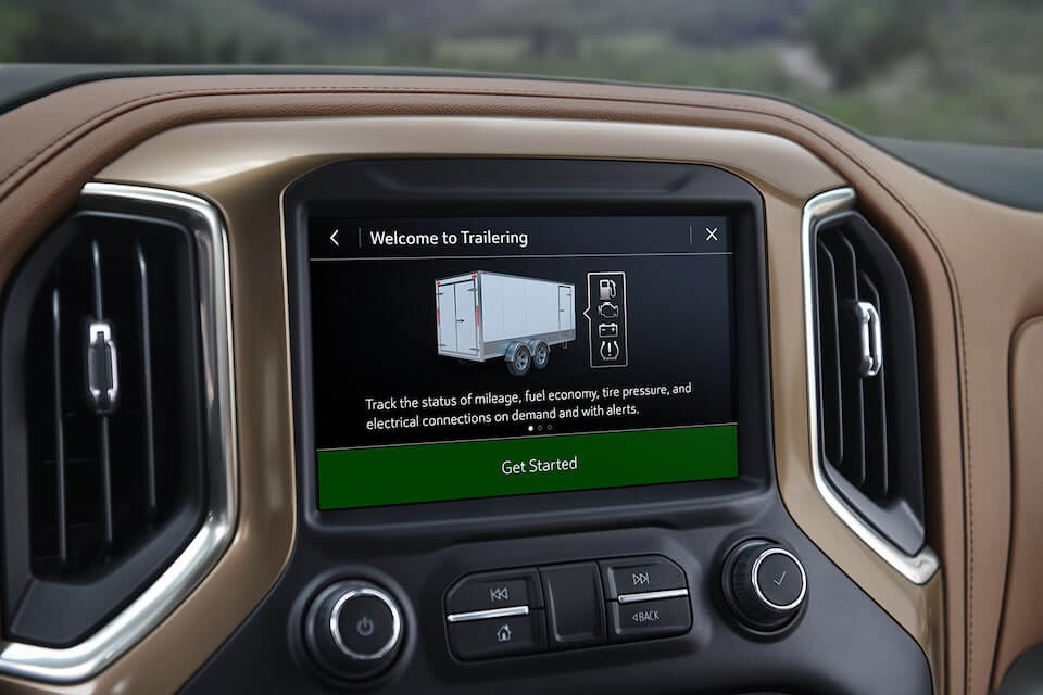 2022 Chevrolet Silverado LTD trailer interface