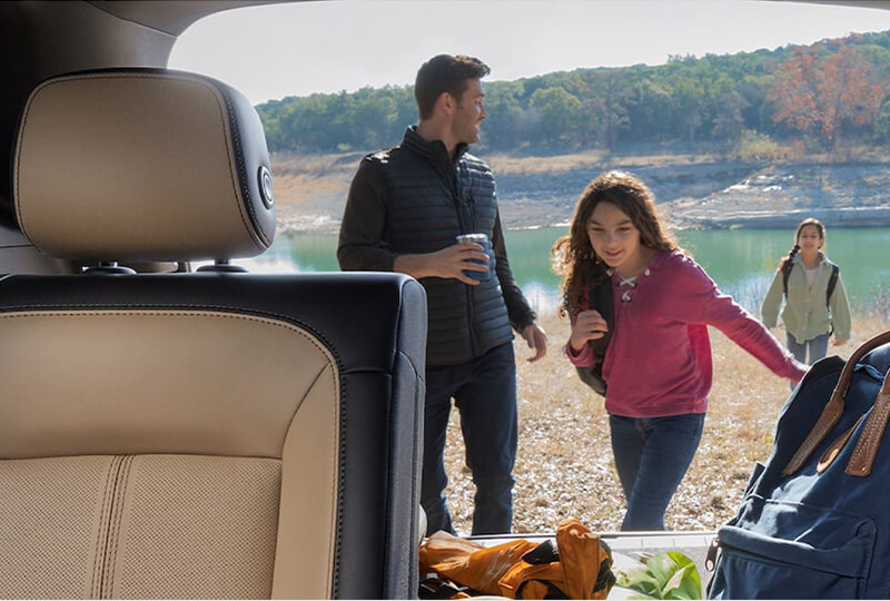 Family inside a 2022 Chevrolet Equinox