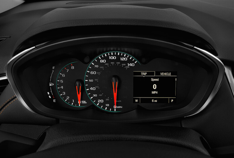 2022 Chevrolet Trax gauge cluster