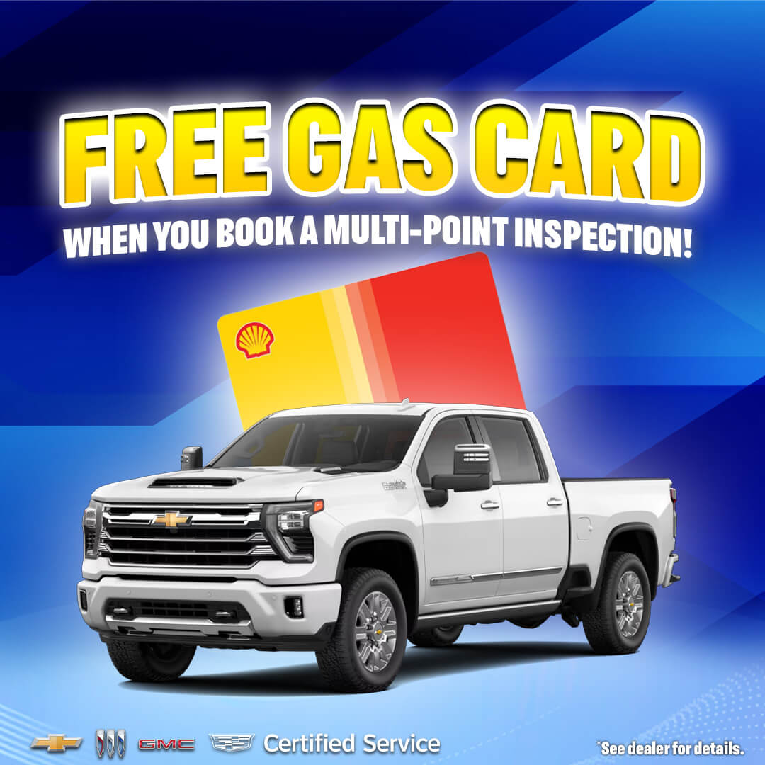 Free Gas Card w/Multi-point Inspection 
