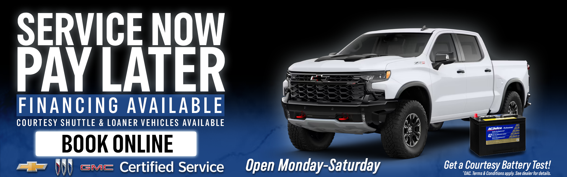 SERVICE NOW PAY LATER