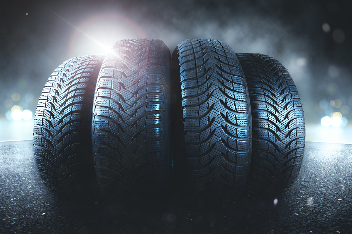 INSTALL AND BALANCE 4 TIRES (not on rims)