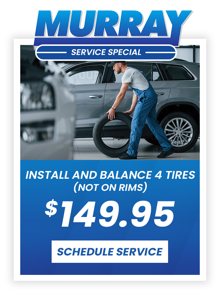 Install and Balance 4 Tires (Not on Rims)