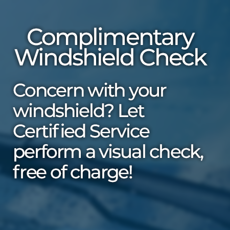 Complimentary windshield check