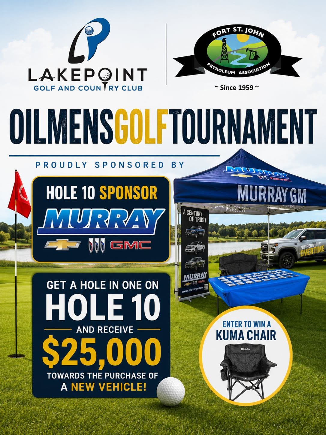 Murray GM at the Oilmen's Golf Tournament