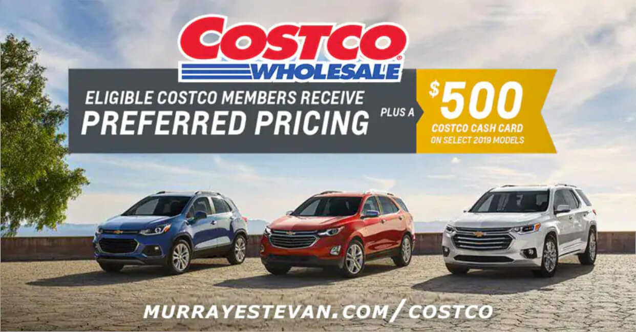 Costco GM Chevrolet Preffered Pricing at Murray Estevan GM Dealership