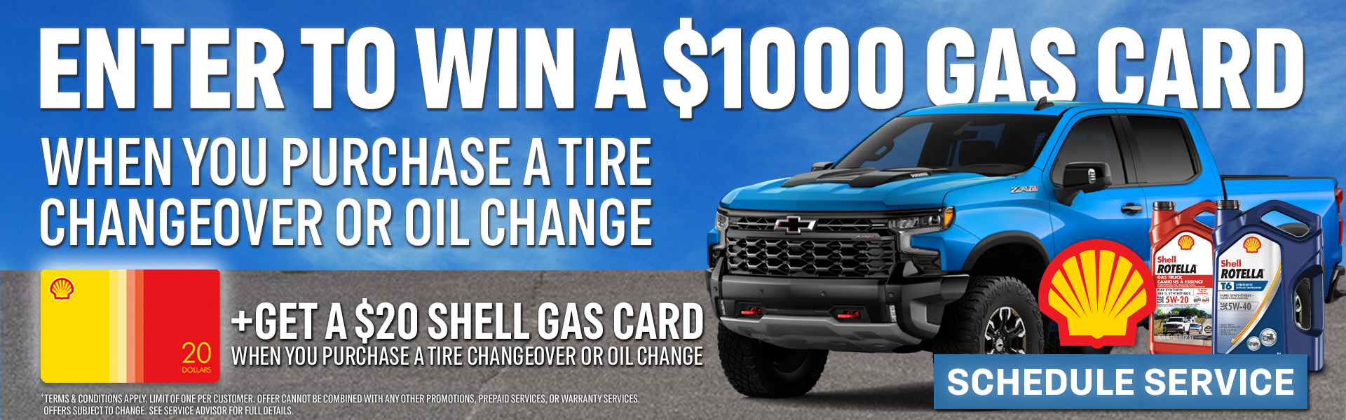 Enter to win a $1,000 gas card from Murray Chevrolet Buick GMC of Estevan, SK.