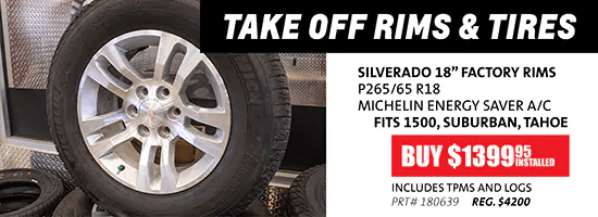 Take Off Rims & Tires