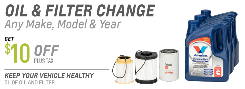 Get $10 OFF any Oil Change