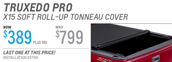 TruXedo Pro X15 Soft Roll-up Tonneau Cover