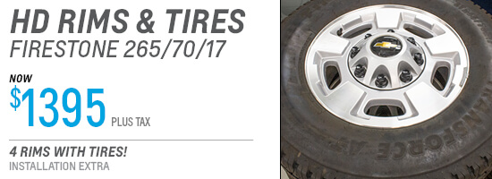 HD Rim & Tire Package