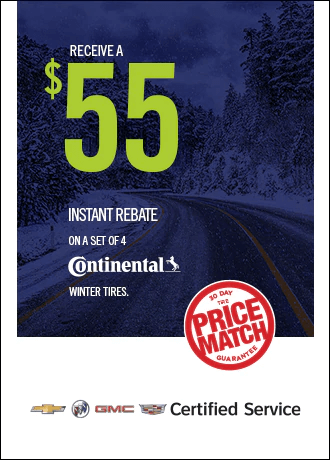 $55 Istant Rebate on Continental Winter Tires