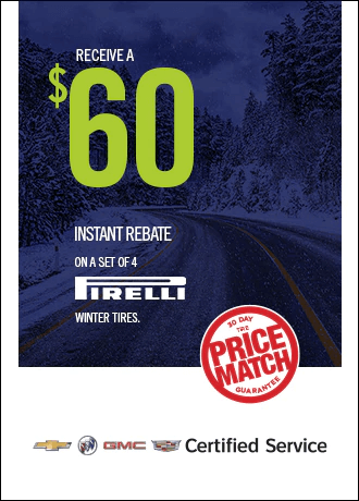 $60 Instant Rebate on Pirelli Winter Tires