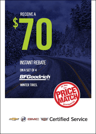 $70 Instant Rebate on BFGoodrich Winter Tires
