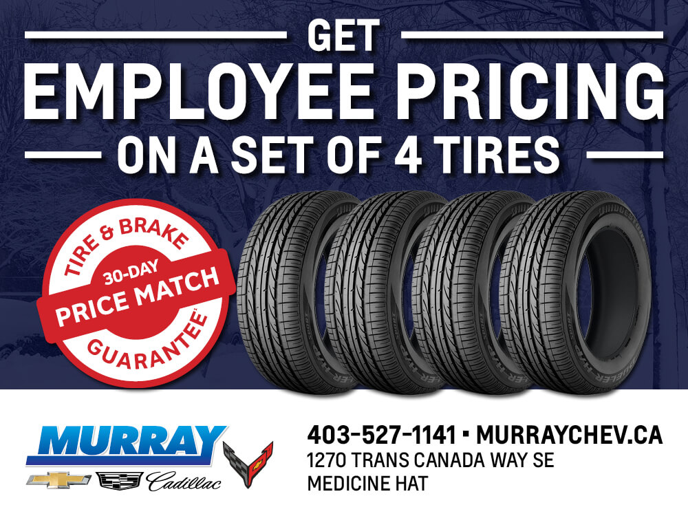 Employee pricing on tires