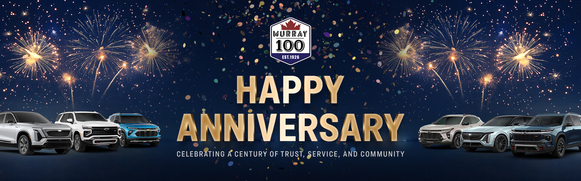 Happy Anniversary 100th Murray Auto Group