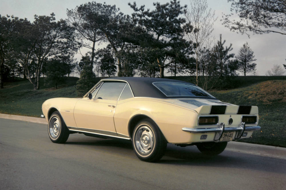 1967 Chevy Camaro Z28 from the rear