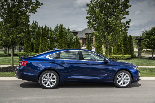 2016 Chevy Impala best full-size family sedan Kelley Blue Book