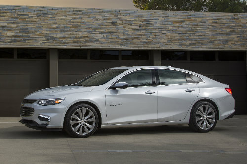 2016 Chevy Malibu one of the best midsize sedans according to Kelley Blue Book