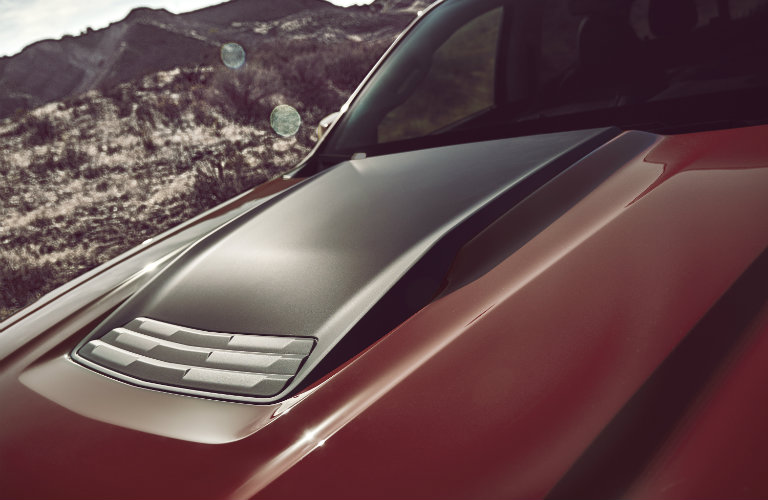 close-up of the hood of the 2017 Chevy Colorado ZR2