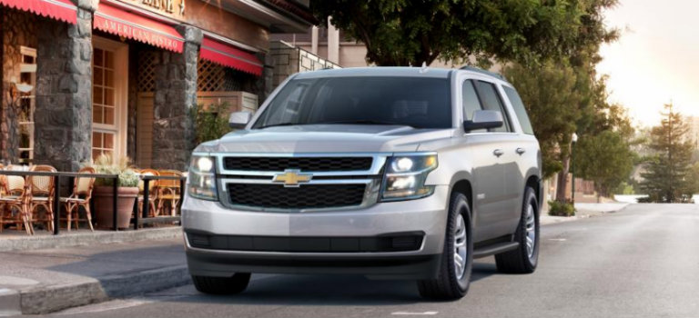 2017 Chevy Tahoe in Silver Ice Metallic