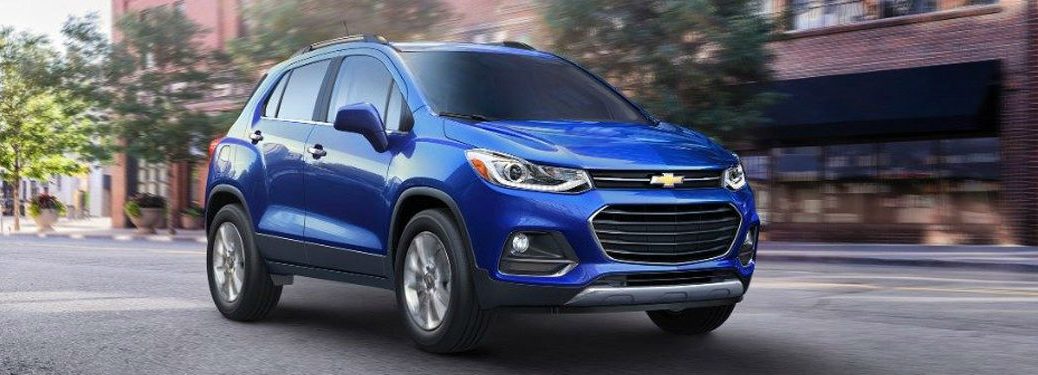 2017 Chevy Trax in blue