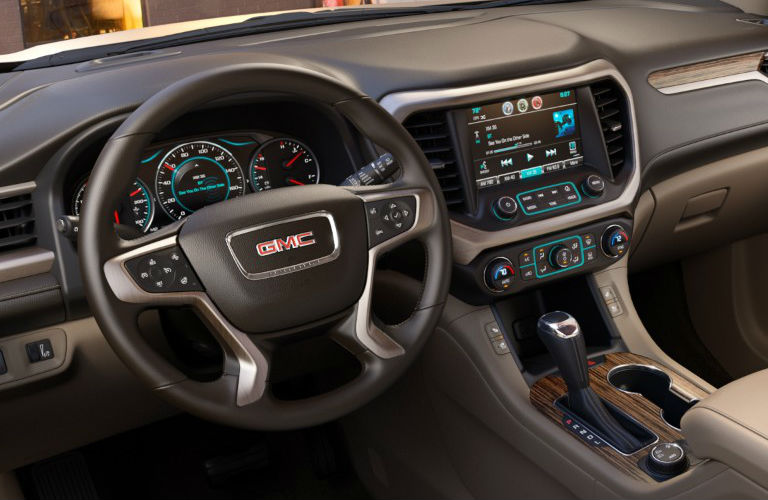 2017 GMC Acadia dashboard