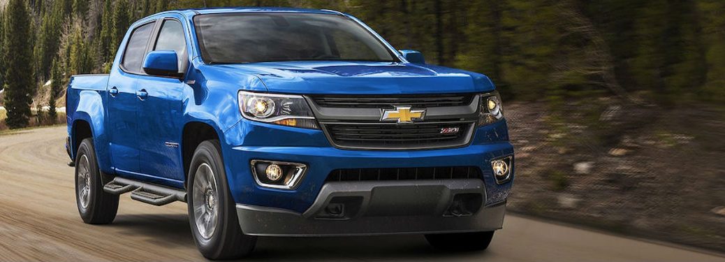 2018 Chevy Colorado in blue