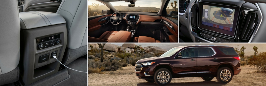 2018 Chevy Traverse standard features