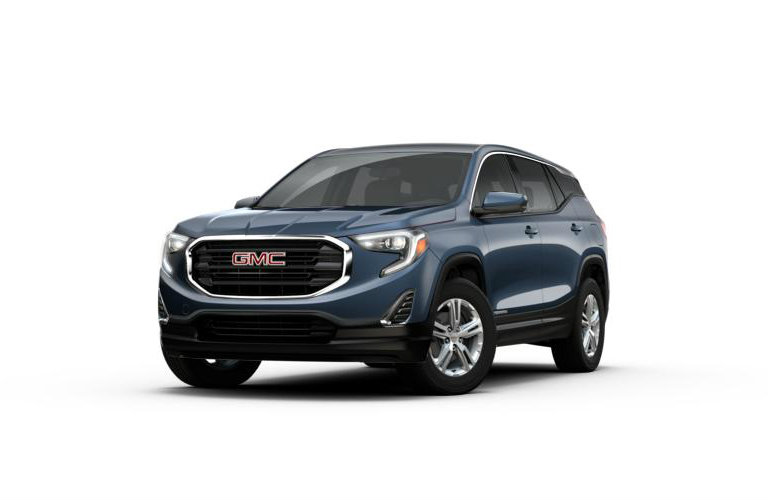 2018 GMC Terrain in Blue Steel Metallic