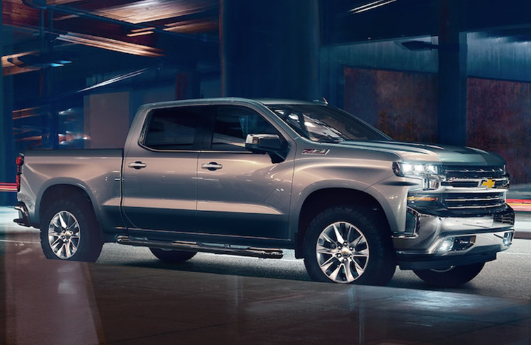 2019 Chevy Silverado in gray