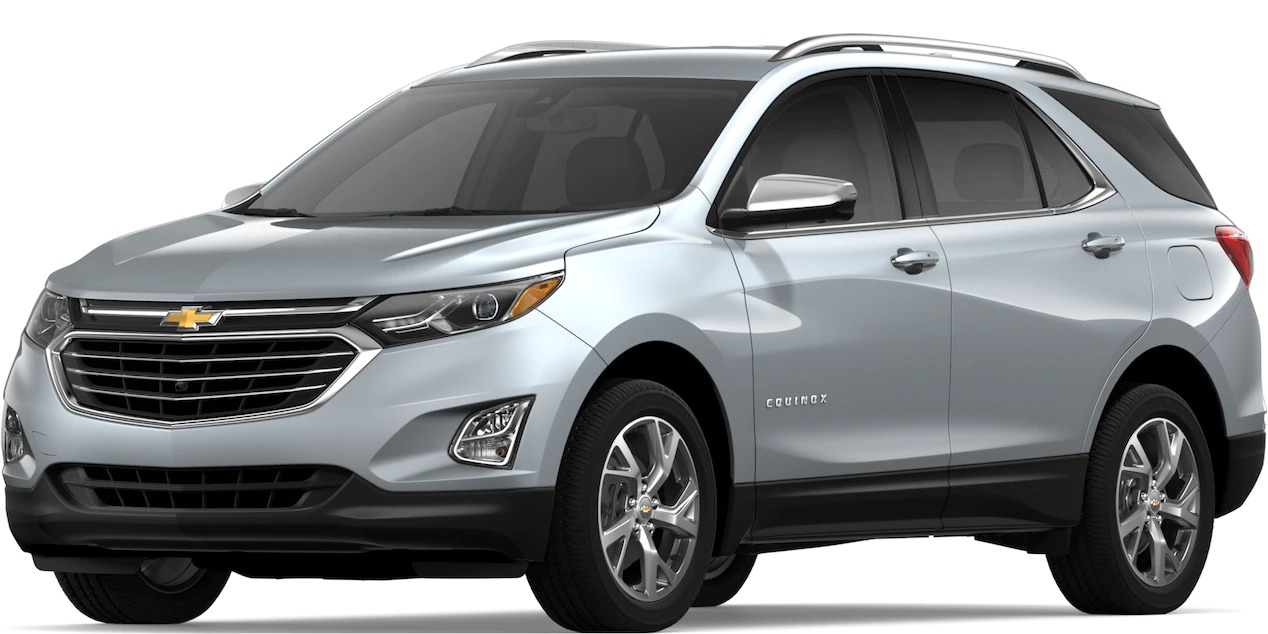 2019 Chevy Equinox Silver Ice Metallic side view