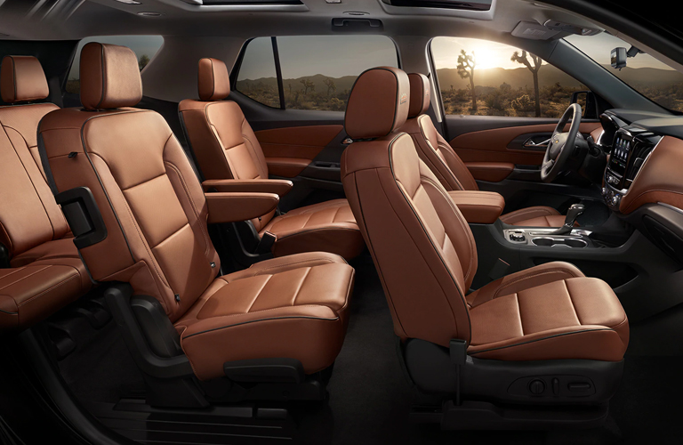 2020 Chevy Traverse seating