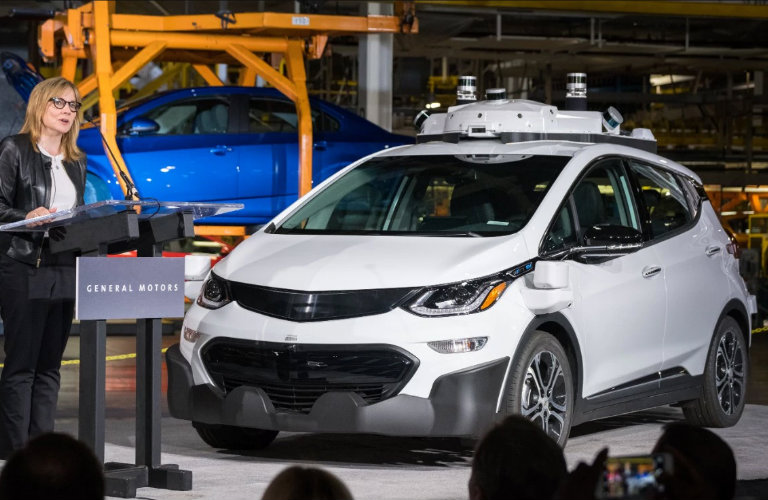 Self-driving Chevy Bolt debut