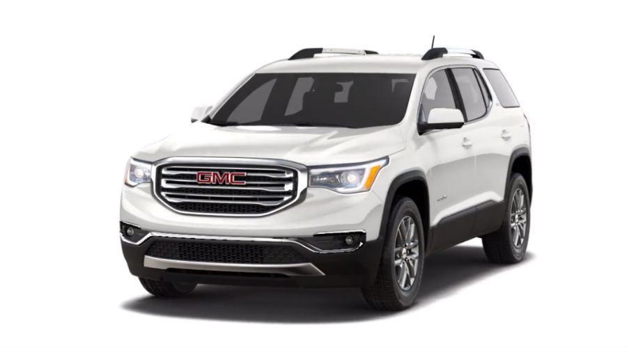 2019 GMC Acadia in White Frost Tricoat 