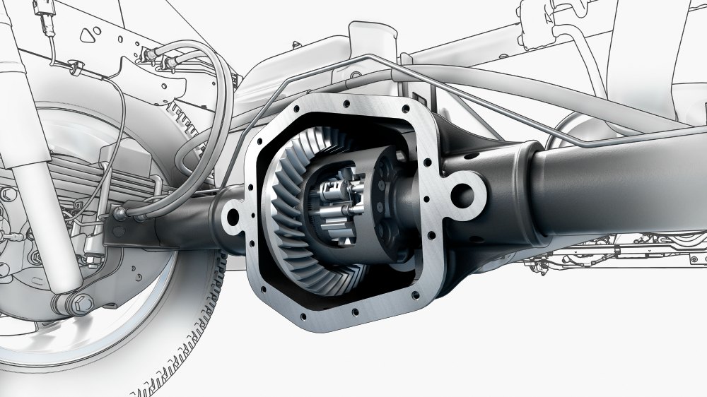 automatic locking rear differential on a 2015 GMC Canyon