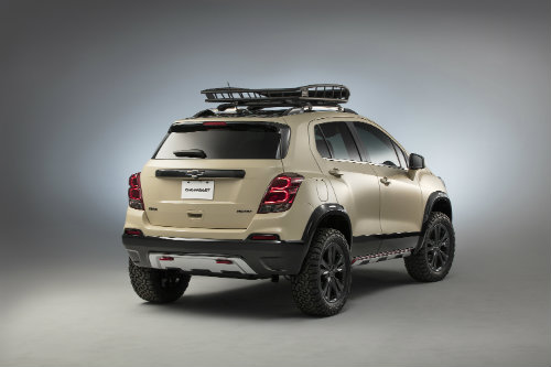 Chevy Trax Activ Concept at SEMA 2016 seen from the rear