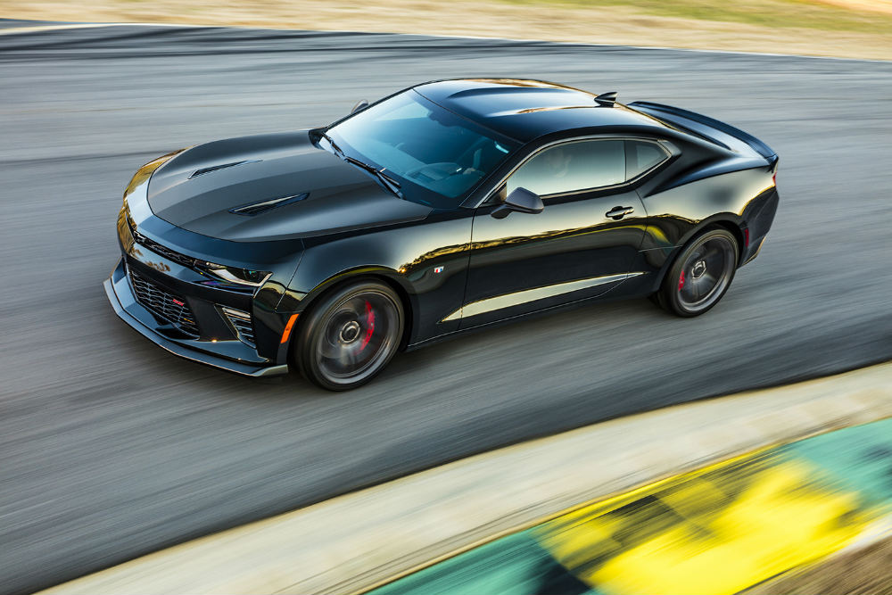 2017 Chevy Camaro 1LE on the track